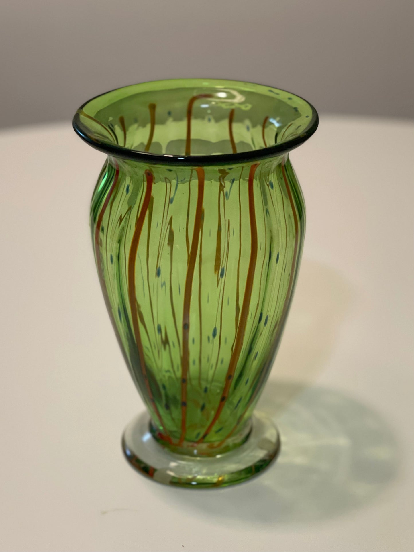 Striped Italian Art Glass c. 1980s